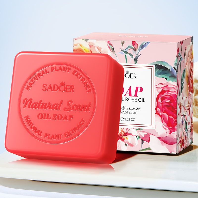 Soap Making Unit - Handgemachte Seife Natürliche Kräuter-Rosenöl-Seife Ölkontrolle Badeseife,