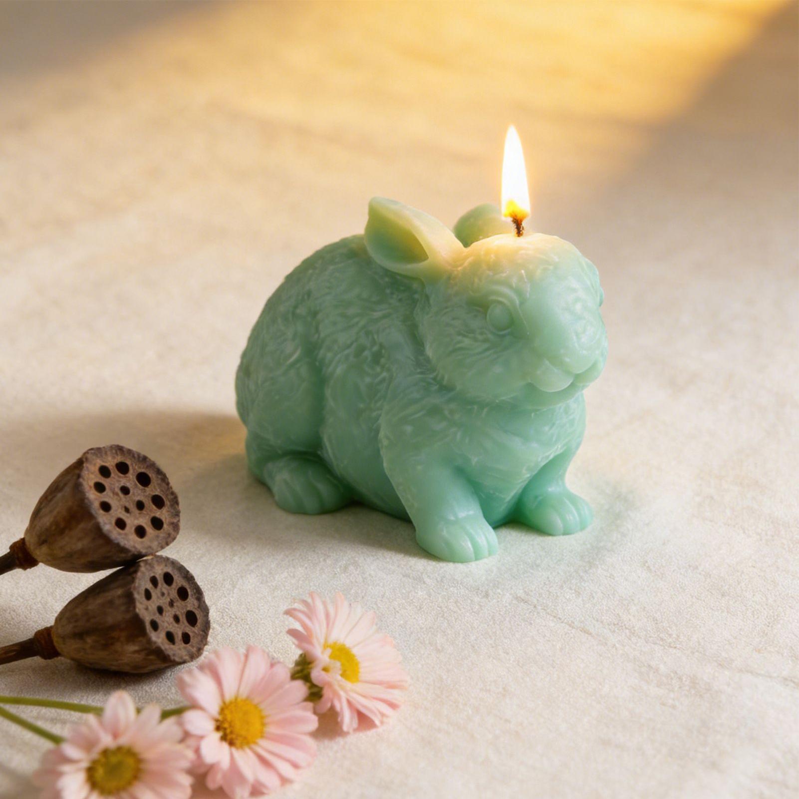 Soap Making Friend - Hase Silikonform 3D-Bastelform für Ostern, Kerzenherstellung,
