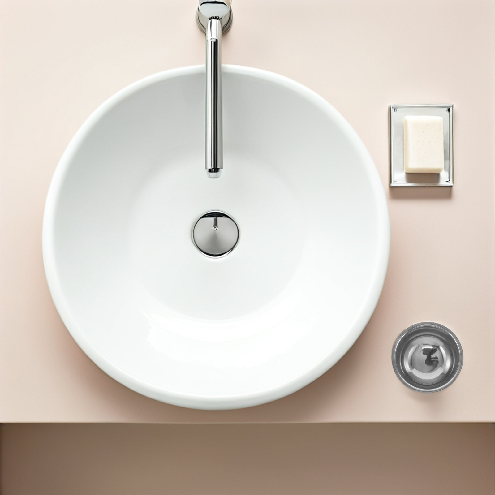 Soap Making Unit - Edelstahl-Rasierschale mit Doppelschicht, Schlankem Design, Leicht