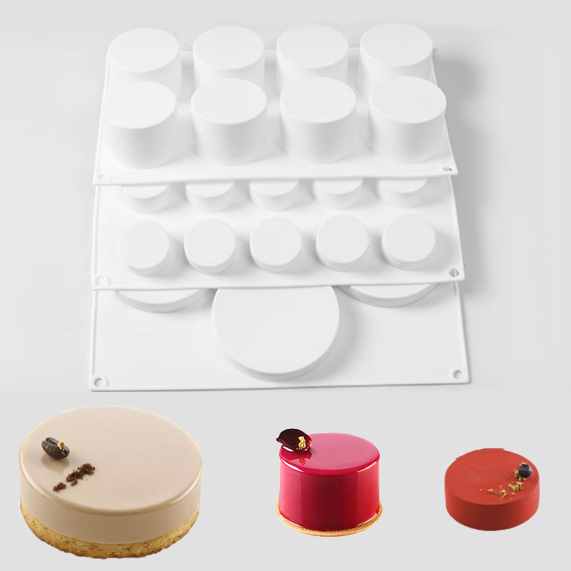 Soap Making For Beginners - Zylindrische französische Mousse-Kuchenform, Silikon-Schokoladenform, Lebensmittelqualität, Küche,