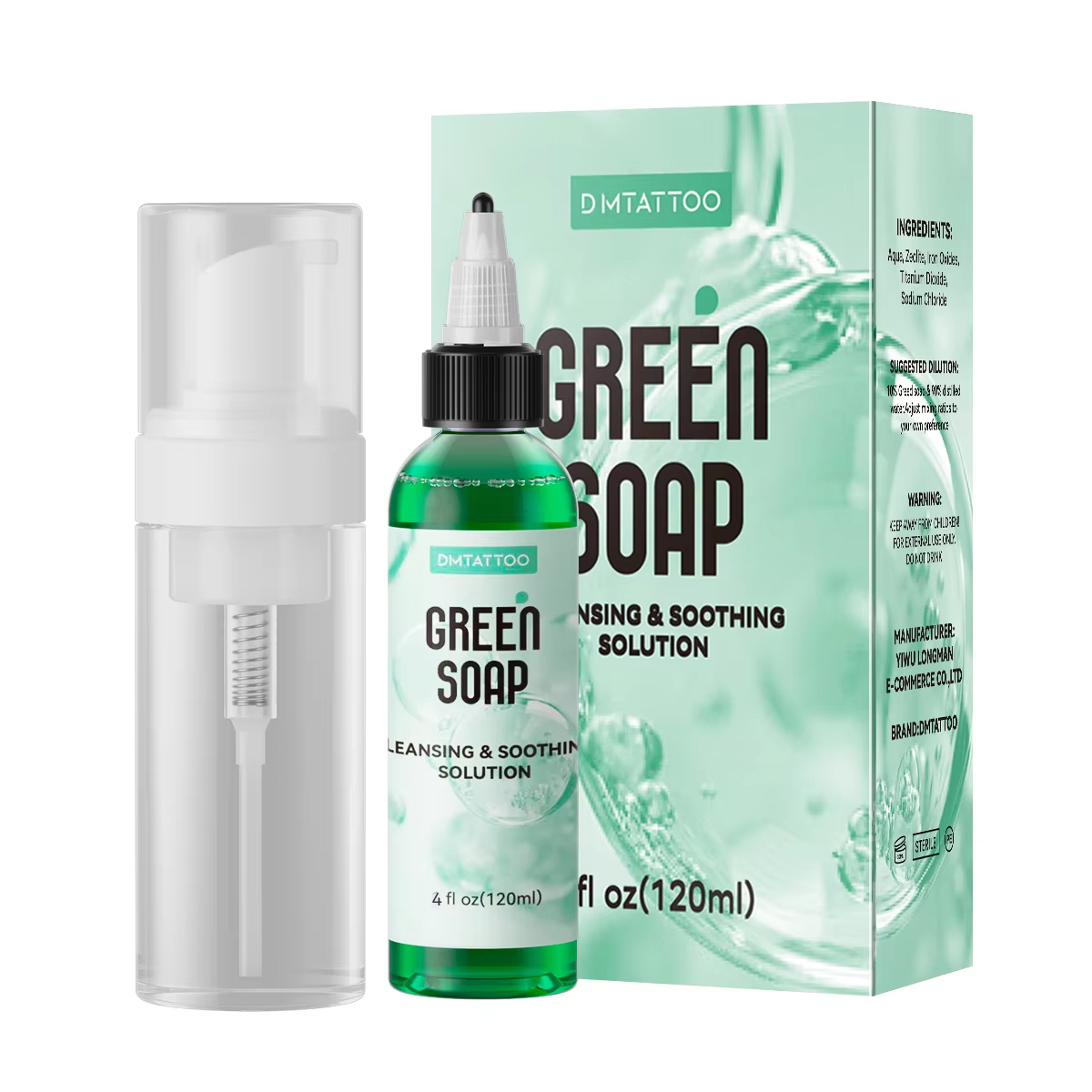 Soap Making Unit - 30/120ml Ultra-Konzentrierte Grüne Tattoo-Seife, Tattoo-Seife Tattoo-Zubehör
