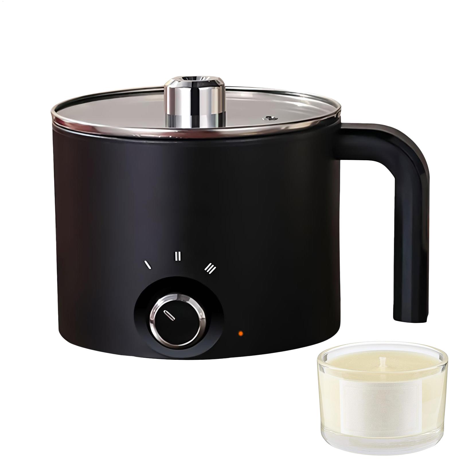 Soap Making Unit - Kerzenwachs-Schmelztopf 1,5L Großer Edelstahl Elektrischer Antihaft-Kerzenherstellungstopf