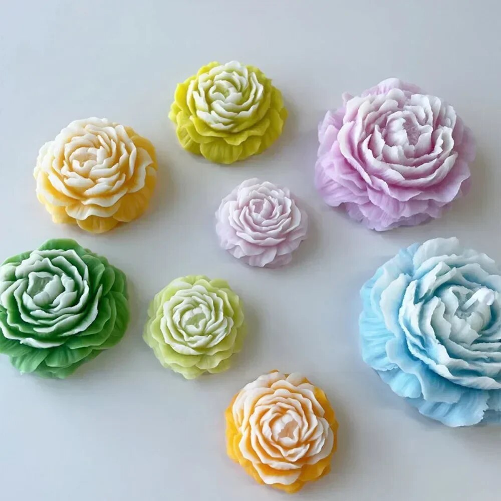 Soap Making For Beginners - 3D Pfingstrose Kerze Silikon Form DIY