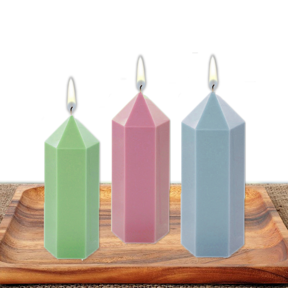 3d sechseckige Säule Kerzen fo – Soap Making Unit Bewertung und Preis
