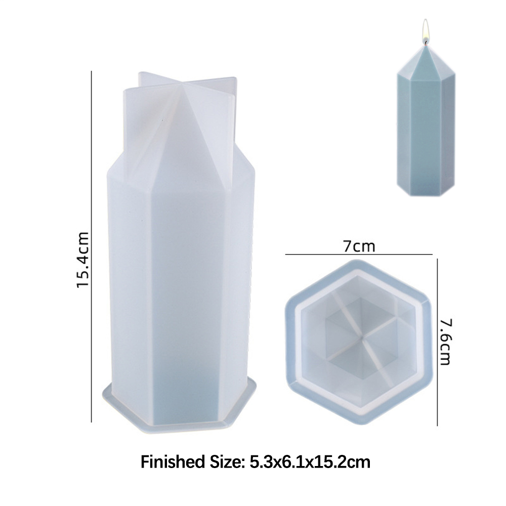 3d sechseckige Säule Kerzen fo – Soap Making Unit Bewertung und Preis