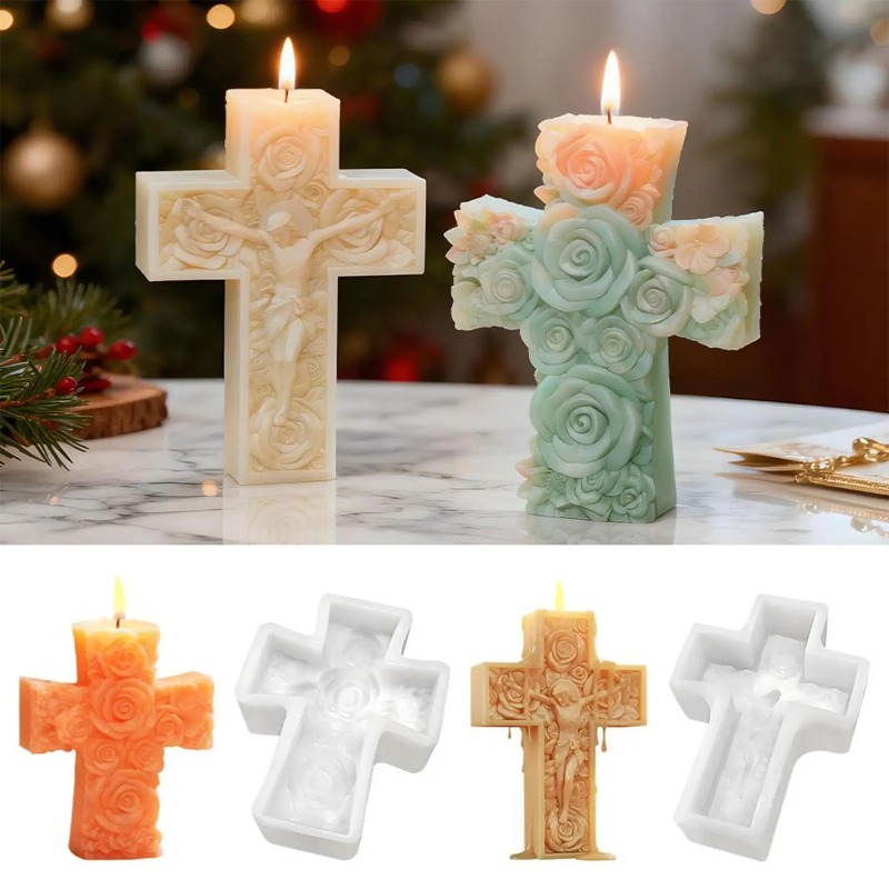 Blume Kreuz Jesus Silikon Kerz – Soap Making For Beginners Bewertung und Preis
