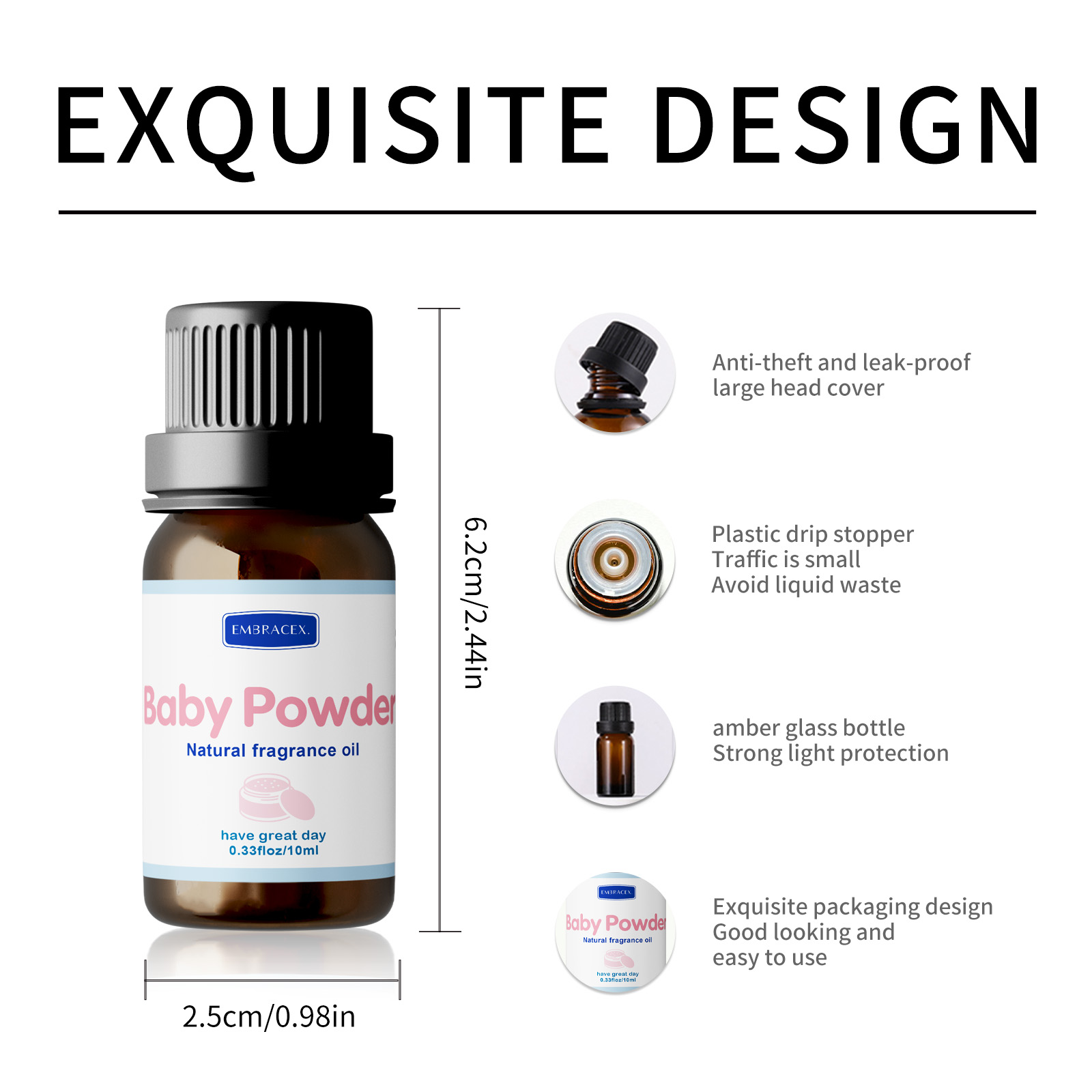 10ml Baby-Puder Duftöle Langan – Soap Making Friend Bewertung und Preis
