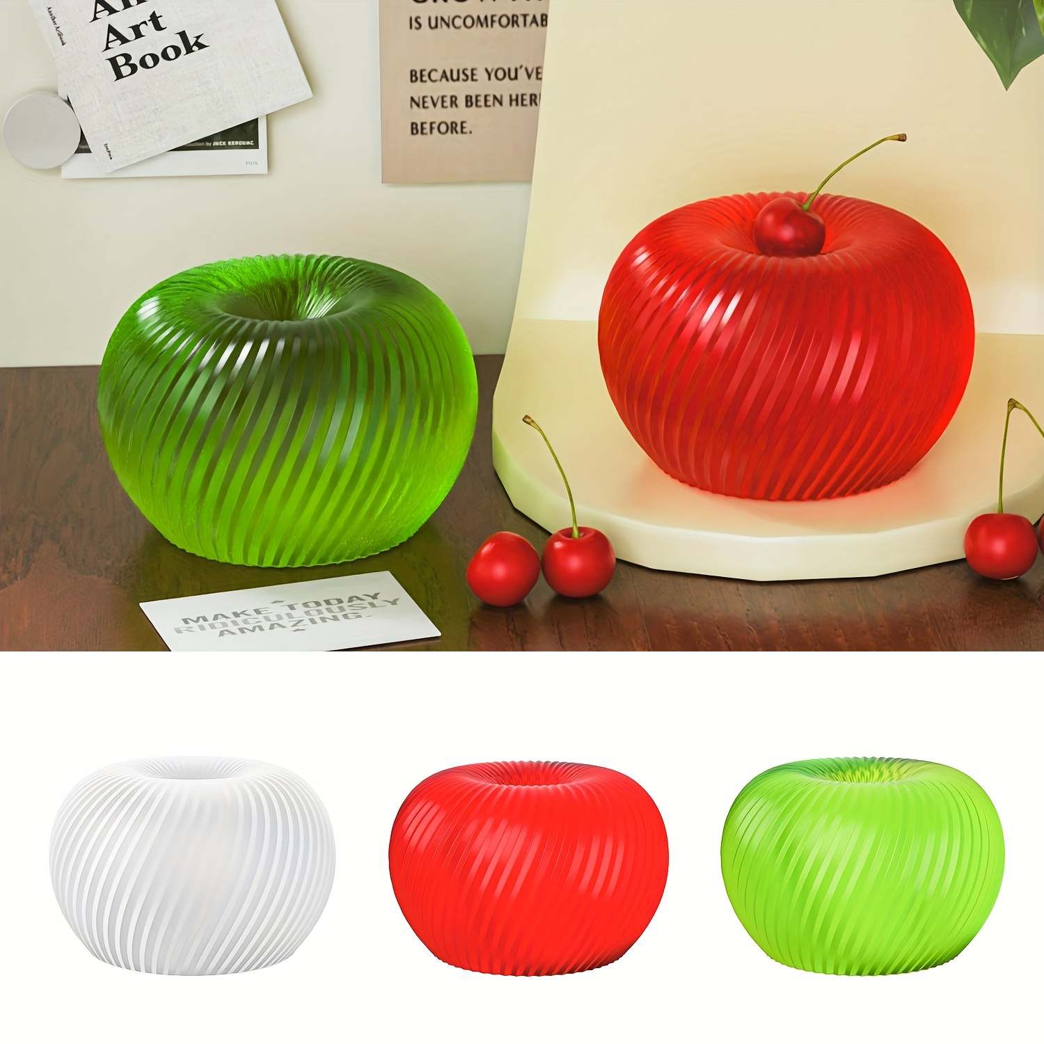 Eine trendige rote Apfel-Silik – Soap Making Dish Bewertung und Preis